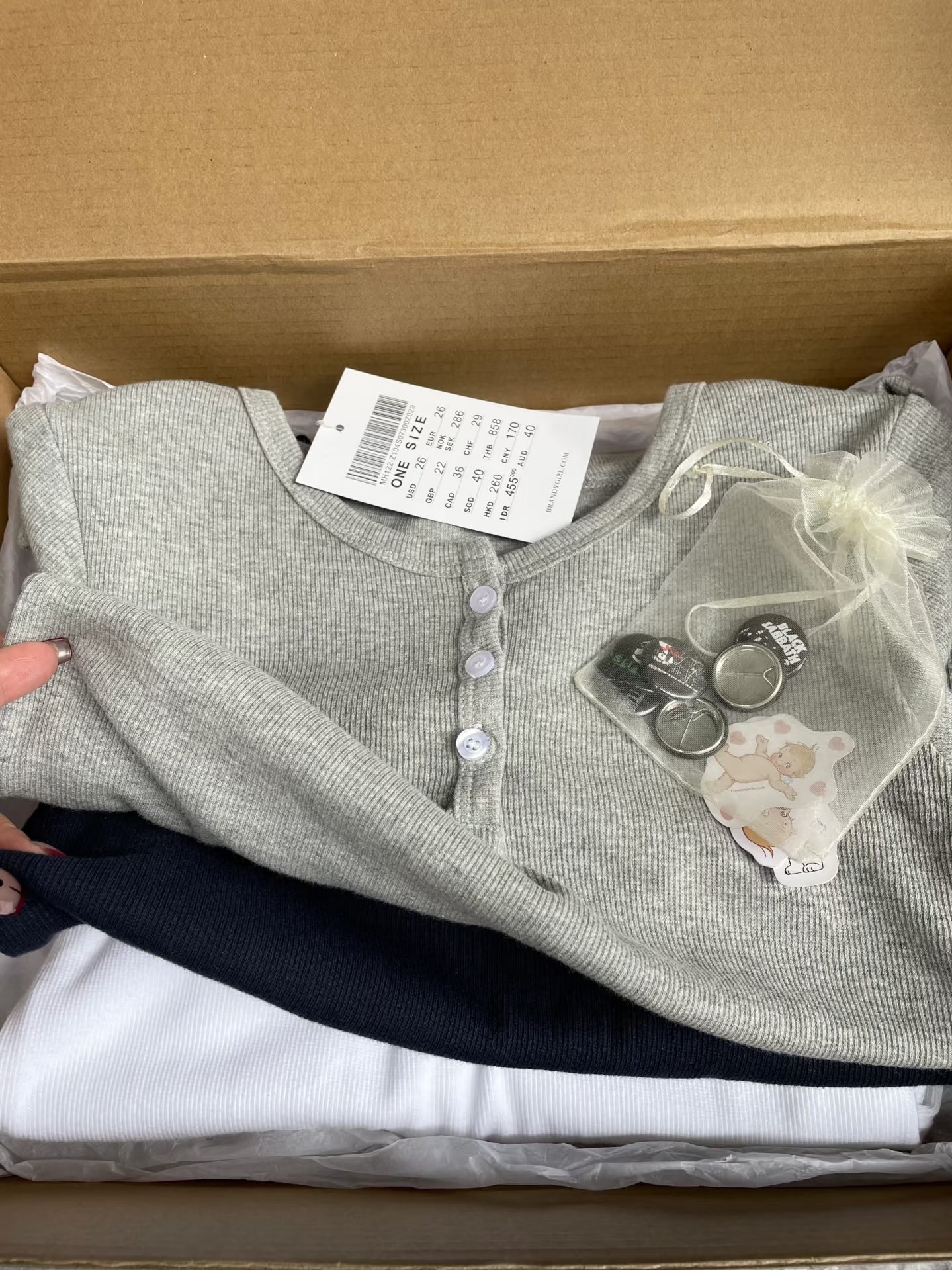 T-shirt à manches longues pour femmes, col rond, en coton doux, côtelé, boutons, Vintage, uni, Simple, Streetwear, Y2k, 2023