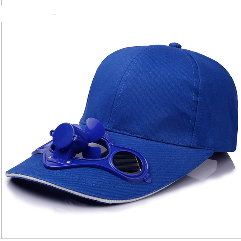QBHAT été hommes femmes Sport en plein air Protection solaire casquette de Baseball avec énergie solaire ventilateur de refroidissement décontracté pare-soleil casquette
