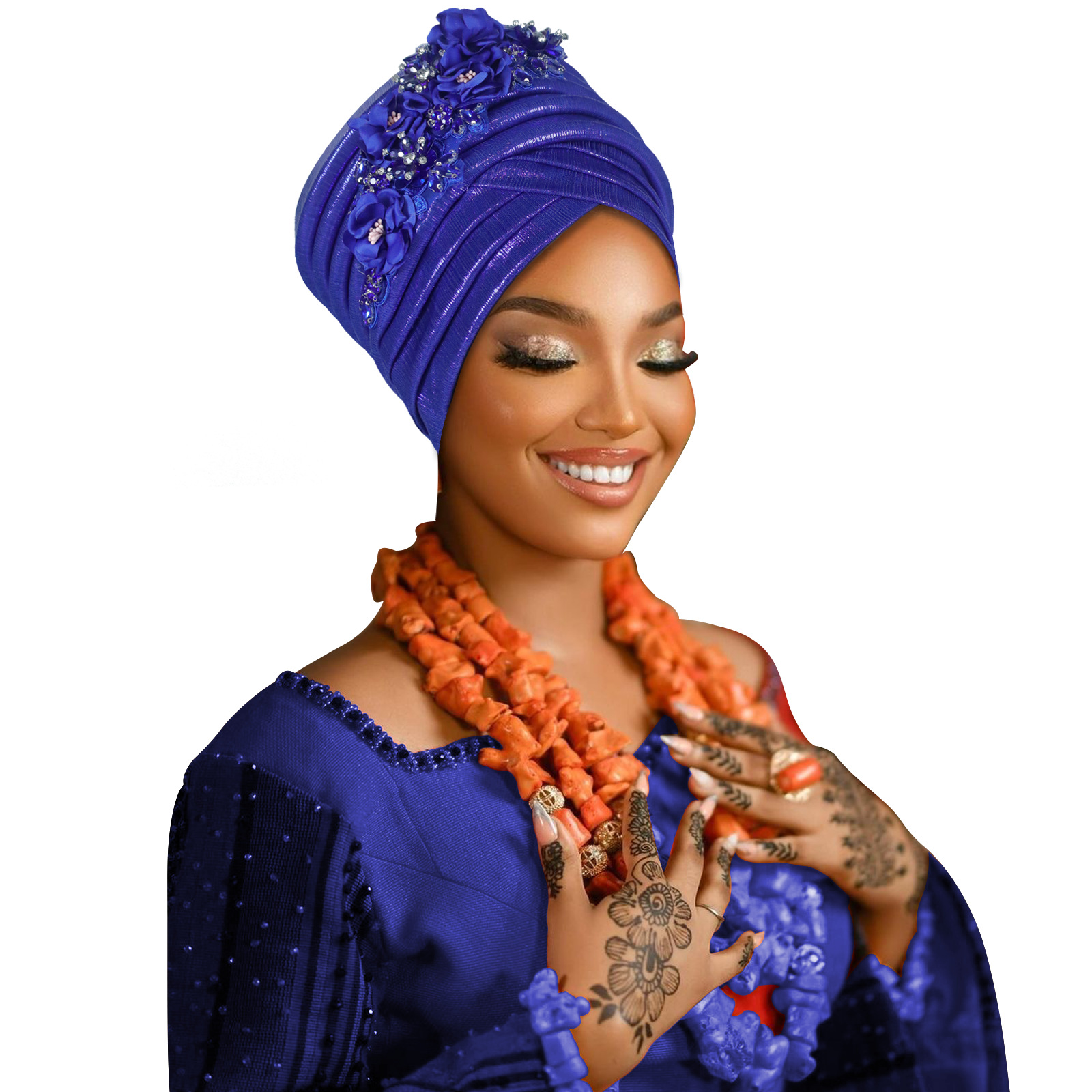 Mode femmes africain Turban casquette dame bandeau Nigeria mariage Auto Gele casque fête couvre-chef chapeaux chapeau tenues