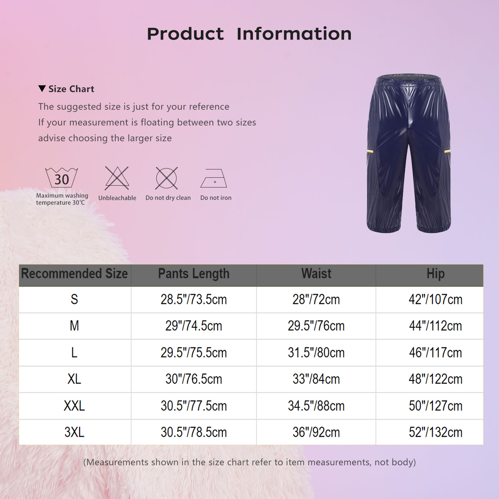 Pantalon de jogging imperméable pour hommes, avec caleçons intégrés, pour la danse jazz, l'entraînement, la plage, le cyclisme, pantalon de sport long