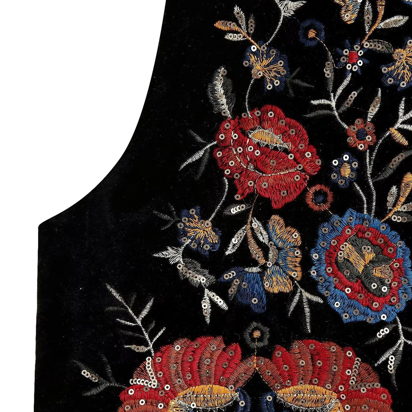 Chemisier Vintage Brodé Floral pour Femme, Blouse en Fibre de Lin, Gilet Ouvert sur le Devant, Style Boho, pour Sortir
