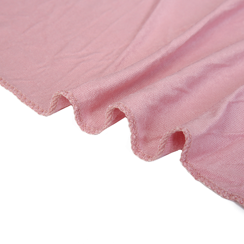 Écharpe Hijab en Jersey de coton Modal pour femmes, châle extensible, bandeau musulman uni, mode, couleur unie, Long silencieux 170x60cm