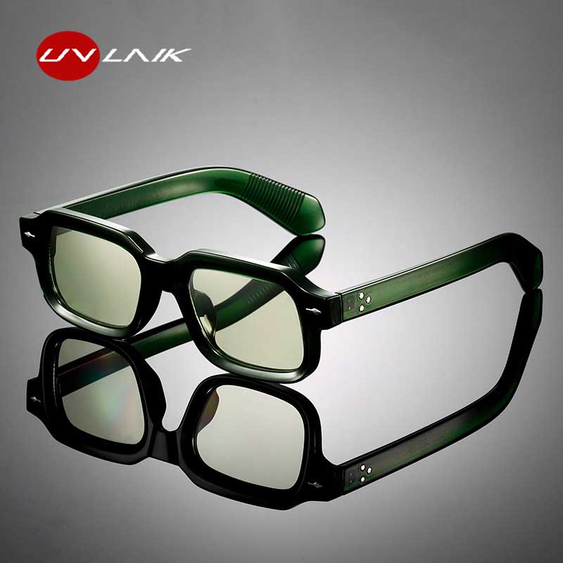 UVLAIK 2026 Lunettes de soleil vintage pour femmes et hommes, de marque, de créateur, irrégulières, style INS, protection UV400