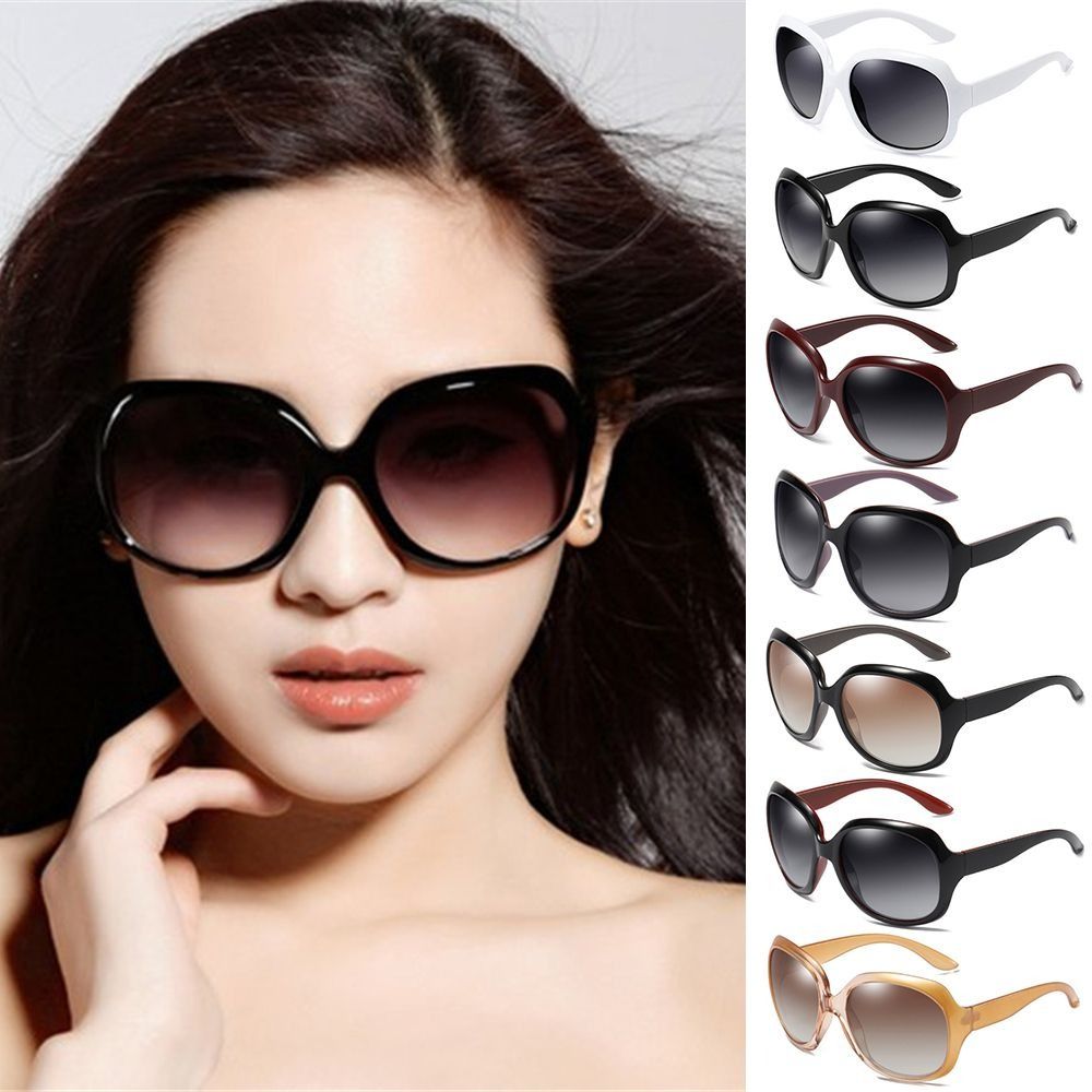 Lunettes de soleil oversize pour femmes et hommes, style classique rétro vintage, montures tendance, lunettes de conduite pour visages ronds