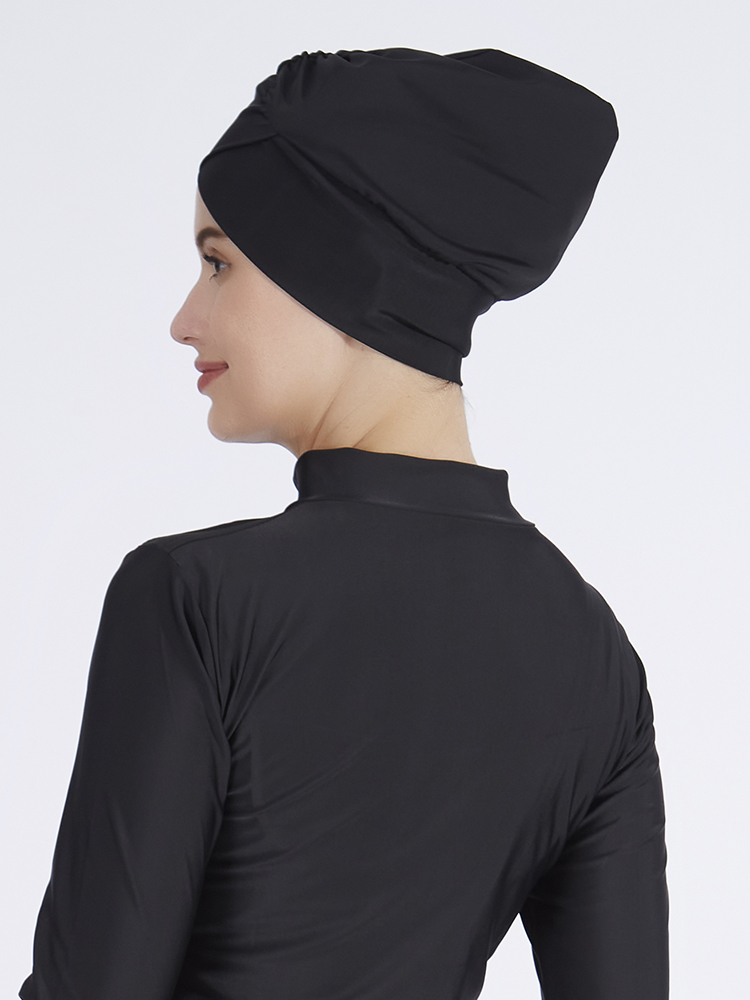 Turban instantané musulman uni pour femme, hijabs sportifs pour la natation, bonnet bandana islamique, chapeaux indiens, enveloppement de sauna féminin, nouveau