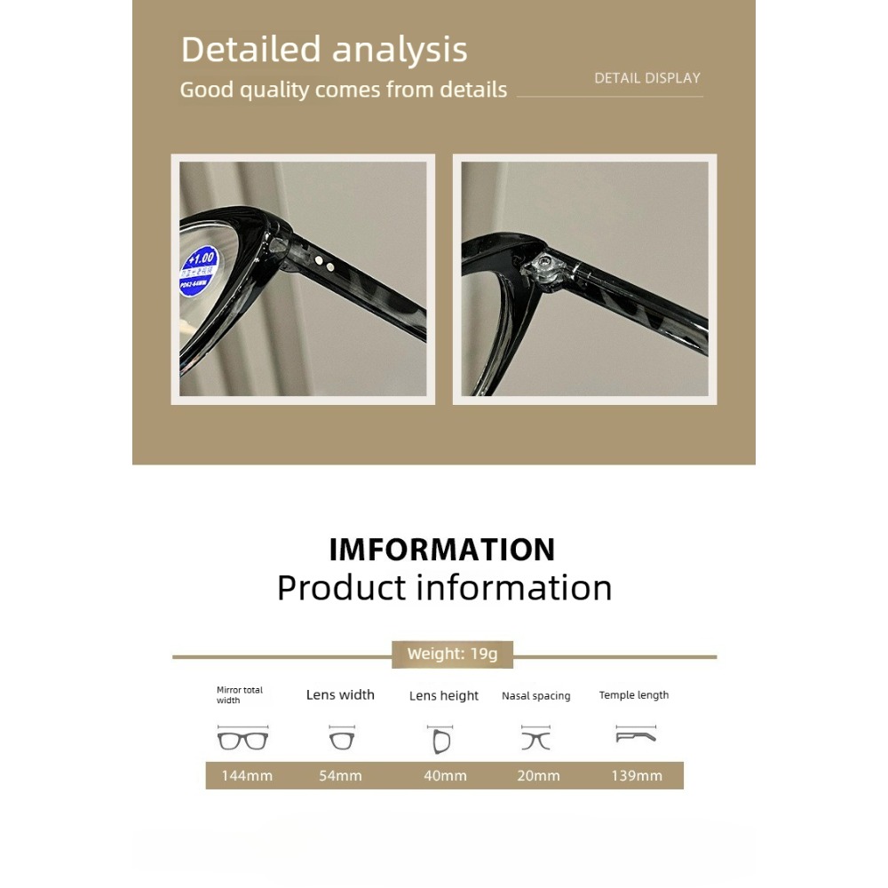 Lunettes de vue anti-lumière bleue sans correction pour femmes, style INS, monture petite œil-de-chat, tendance et classiques