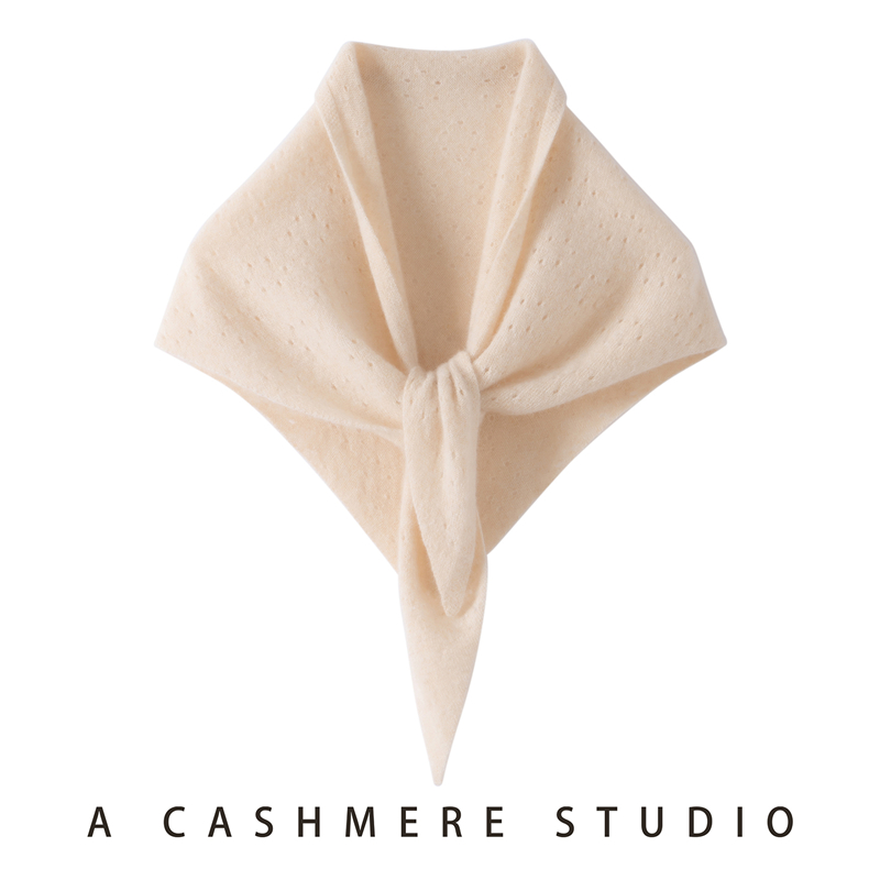 Écharpe triangulaire en cachemire 100% pour femme, châle en tricot de cachemire de haute qualité, doux et chaud, pour le printemps, l'automne et l'hiver
