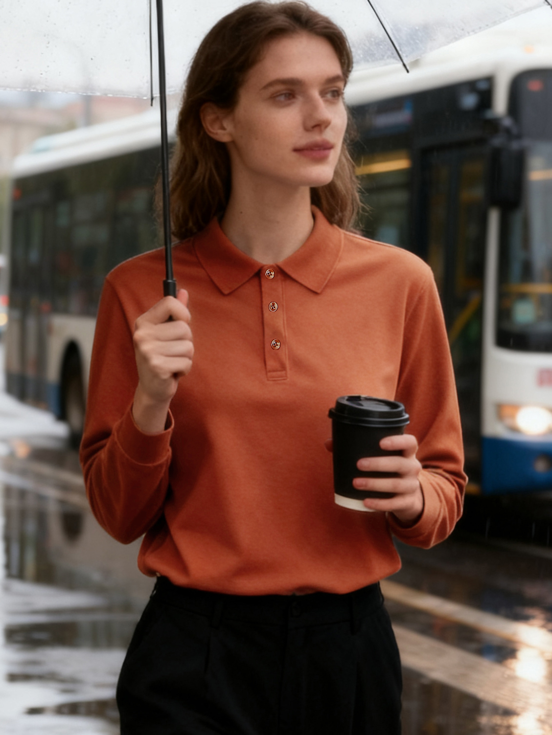 Femmes nouveau automne mode polos trajet T-Shirts décontractés confortable chemise douce solide bases hauts bureau quotidien à manches longues t-shirt