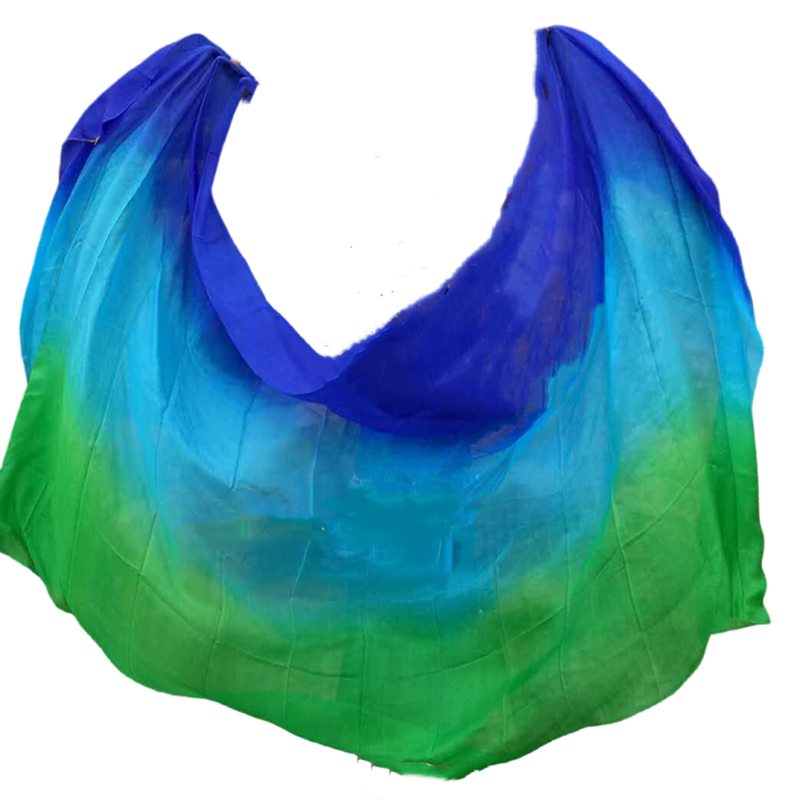 InjVeil teint à la main pour séparés euses du ventre, accessoires de danse du ventre, châle et écharpe, accessoires professionnels pour adultes, document nickel é, 250x114cm