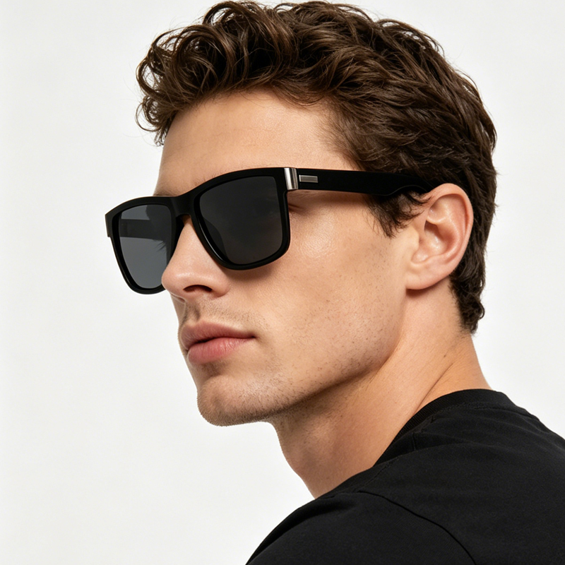 Lunettes de soleil polarisées de sport classiques pour hommes et femmes, carrées, à la mode, élégantes, été, nuances bleues et vertes, UV400