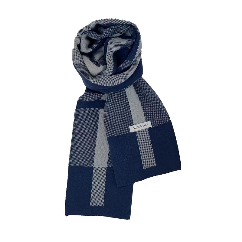 Hiver hommes écharpe garder au chaud écharpe décontracté marque de mode Designers tricot foulard Patchwork copie cachemire écharpe châle Wrap AC2228