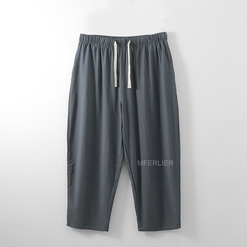 Pantalons d'été hommes 12XL taille 170cm 5XL 6XL 7XL 8XL 9XL 10XL 11XL grande taille coton grande taille pantalon 5 couleurs