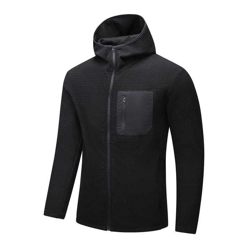 Pulls de printemps et d'automne, vestes de randonnée, vestes d'escalade, vestes d'extérieur, manteaux légers et isolés, sweats décontractés noirs tendance