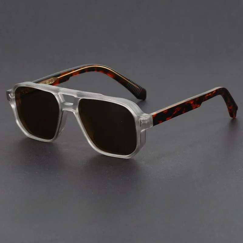 Lunettes de soleil carrées vintage style punk pour femmes et hommes, de marque de luxe, tendance, pour la conduite en extérieur, populaires