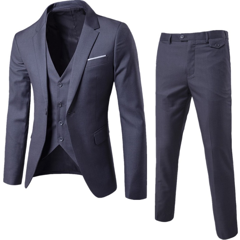 Costume deux pièces de mariage pour hommes, robe Slim décontractée pour marié, meilleur homme