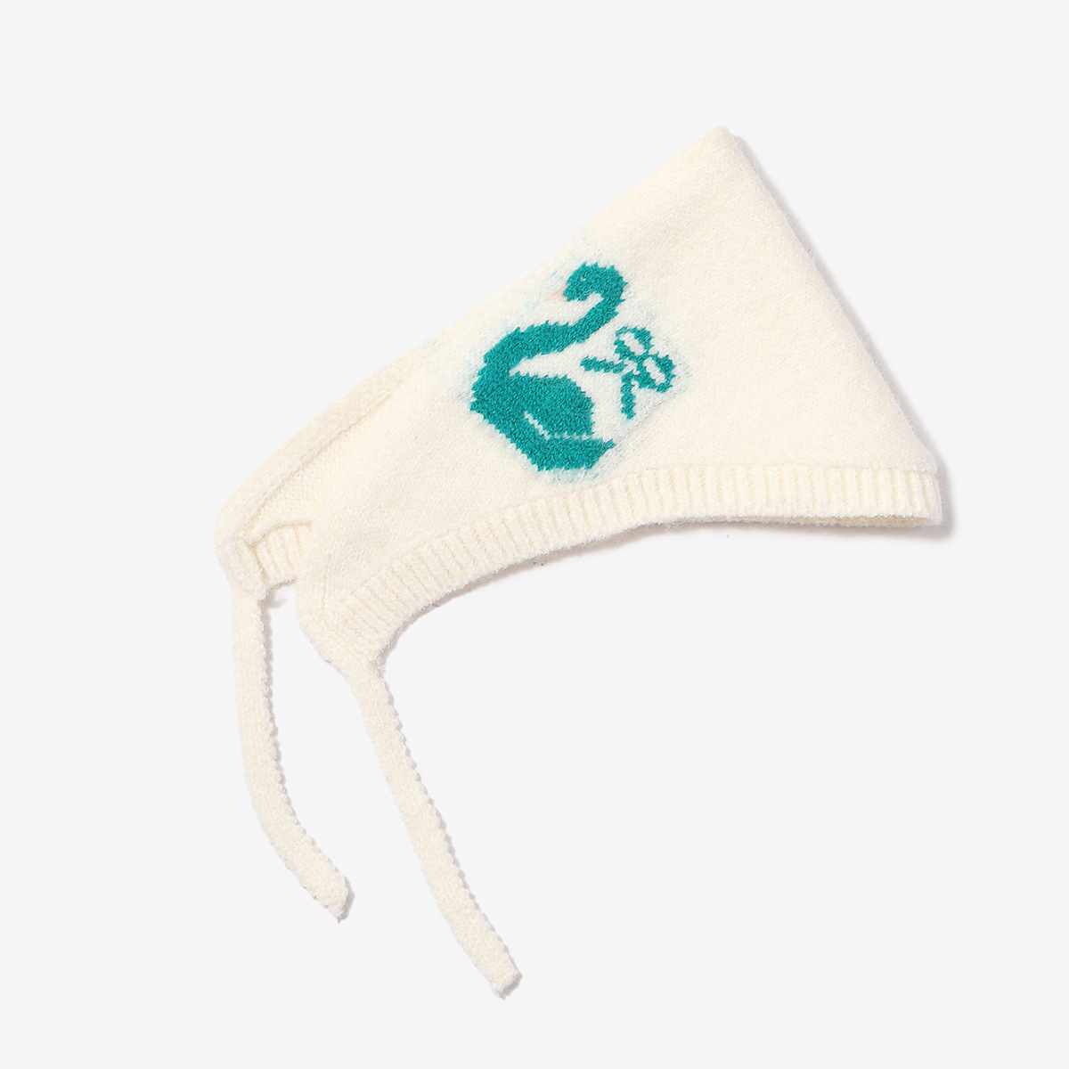 Mignon tricoté Triangle écharpe bandeau femmes Protection des oreilles hiver chaud hirondelle conception bandeau accessoire élégant