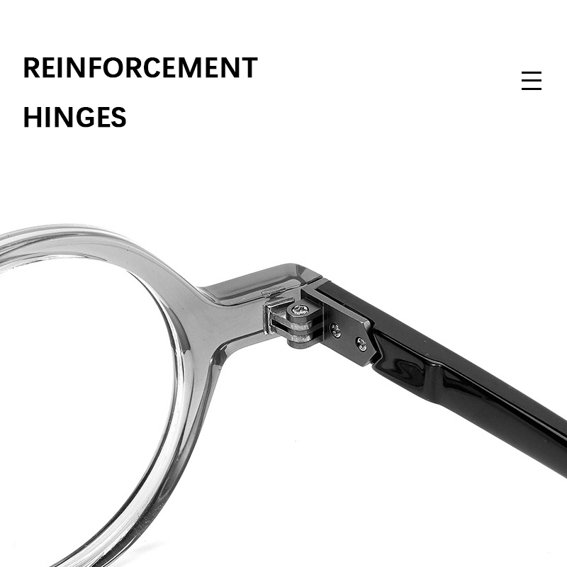 Japon Vintage grand cadre rond acétate lunettes cadre hommes myopie optique lunettes cadre femmes marque de luxe lunettes
