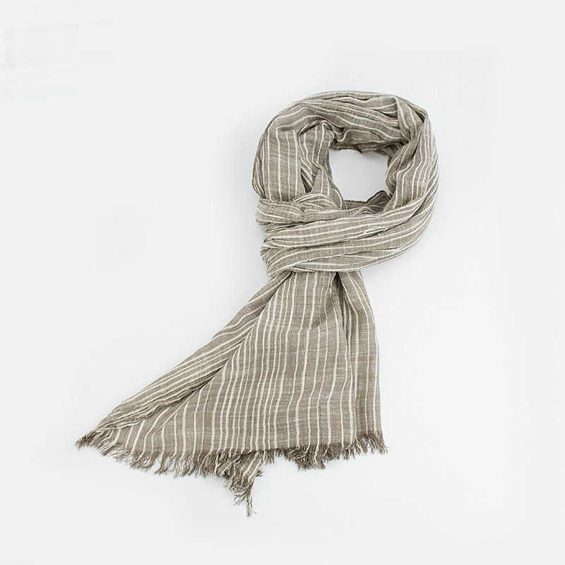 Marque écharpe de luxe concepteur couleur contrat silencieux frangé gland coton foulards pour homme printemps classique Cachecol châle YG369