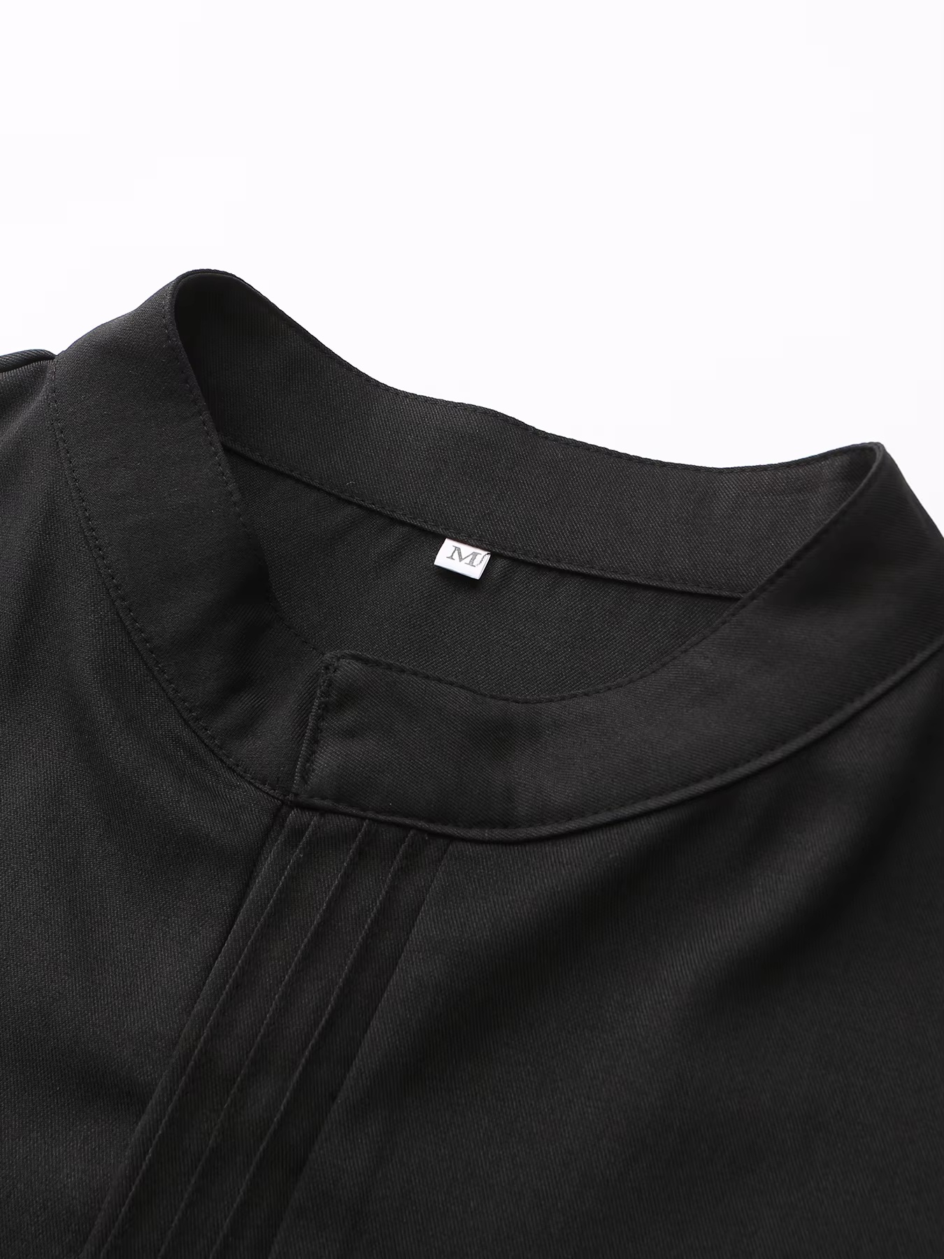 Robe de style motard pour hommes musulmans, élégante robe rétro brodée, décontractée, ample, à manches longues, robe pour hommes pour l'Aïd al-Fitr