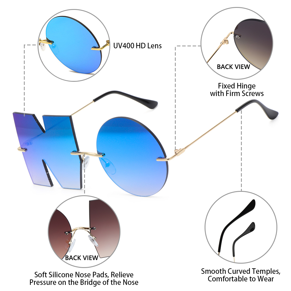 Lunettes de soleil de luxe pour femmes, verres solaires, style streetwear, UV400, tendance