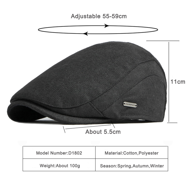 Automne hiver chevrons bec de canard chapeau plat béret chapeau hommes femmes rétro gavroche lierre casquette peintre Gatsby conduite Cabbie casquette