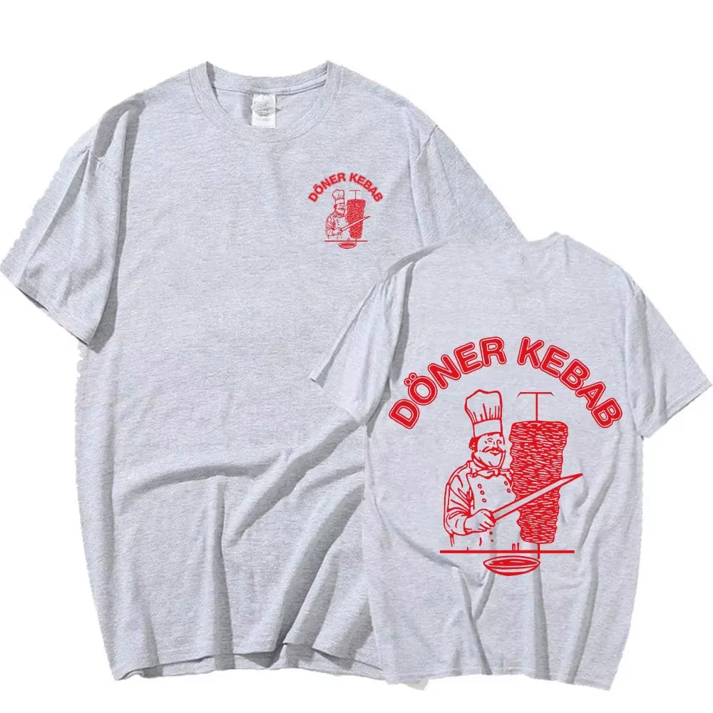 T-Shirts sportifs d'été Doner Kebab imprimé pur femme vêtements à manches courtes hauts drôle femmes t-shirt Vintage haut unisexe T-Shirts