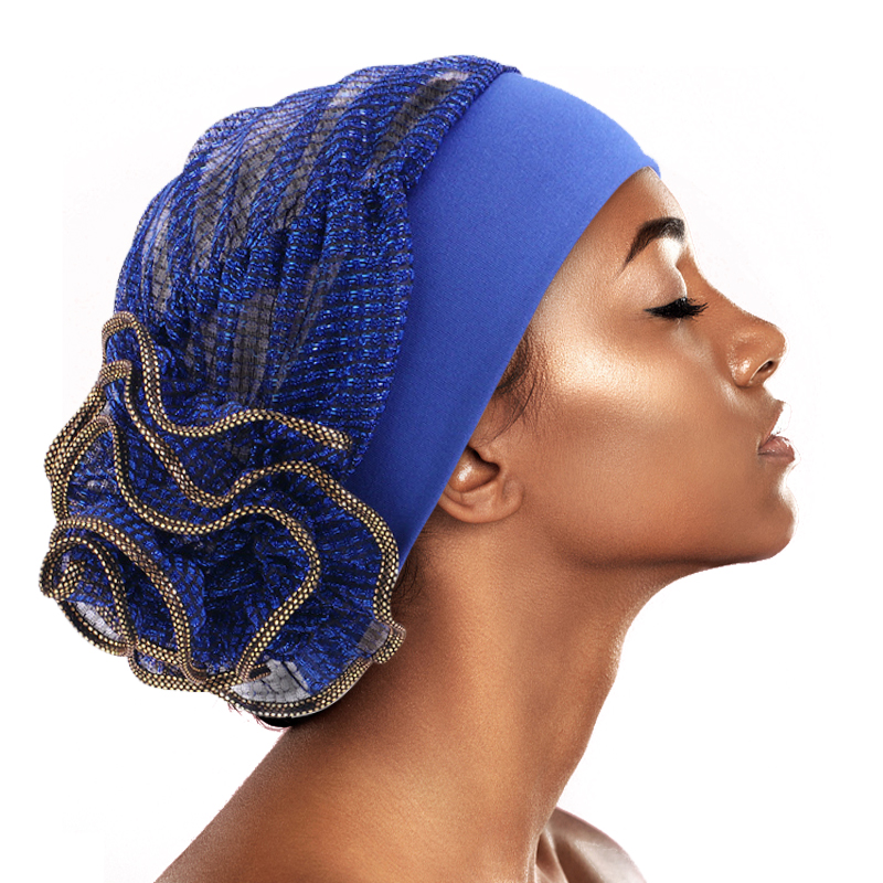 Turban Kendny à fleurs pour femmes musulmanes, chapeau pour perte de cheveux, chimio, bandanas, bonnet intérieur, bonnet pour cancer Ninja, bonnet rond, casquettes, nouveau