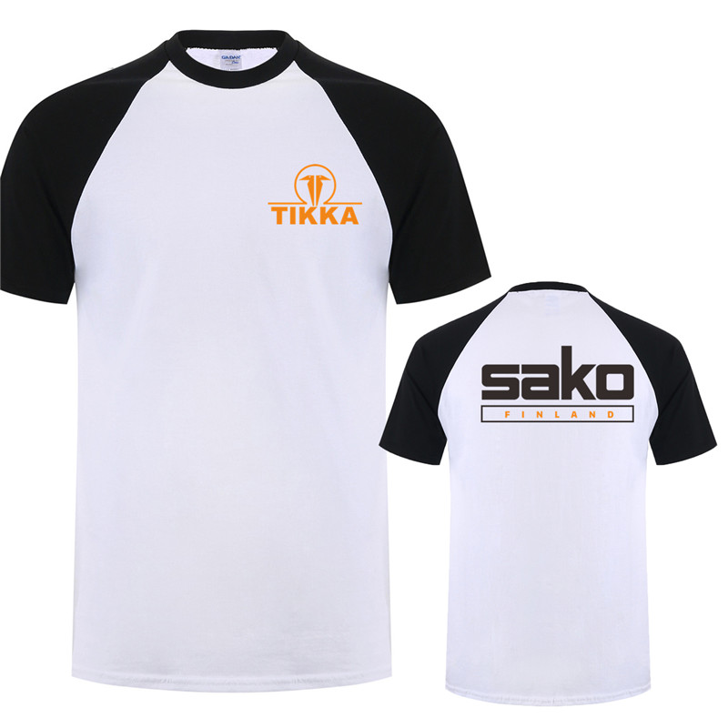 Tikka par Sako Finlande armes à feu t-shirts t-shirts décontracté à manches courtes en coton homme Tshirt LH-252