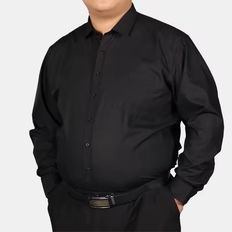    Chemises habillées pour hommes, Super grande taille 11XL 10XL 9XL 8XL, manches longues, automne printemps, coupe régulière, chemise de bureau blanche pour affaires sociales