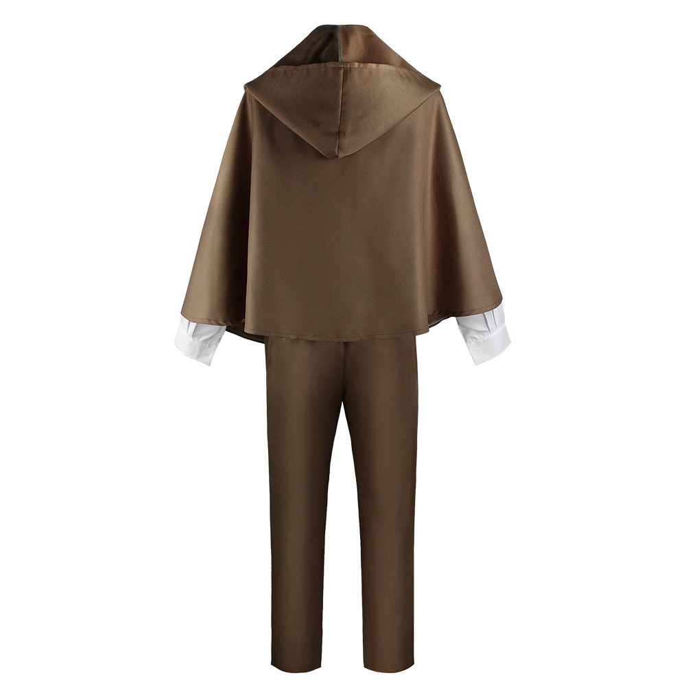 Costume de cosplay Edogawa Ranpo, uniforme de détective, tenues Edogawa Rampo avec chapeau pour Halloween Comic Con