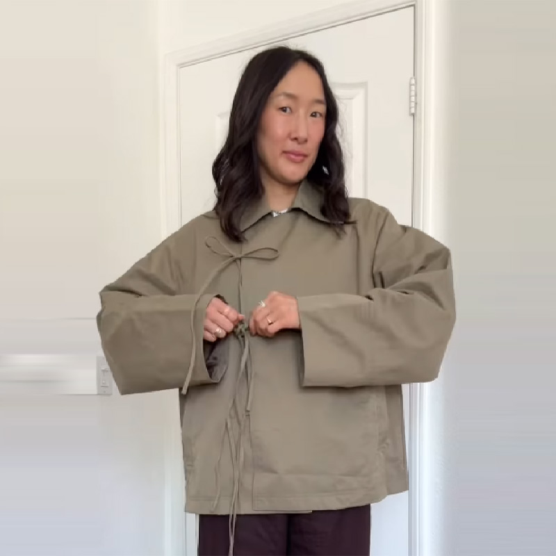 Vestes élégantes et Cool avec nœud papillon, manteau ample avec poche à revers, décontracté, Vintage, Chic, polyvalent, vêtements d'extérieur, automne