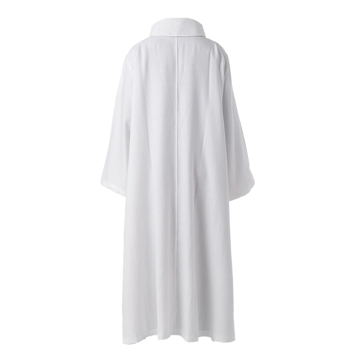 Costume de prêtre de couleur blanche, Cosplay d'église, spectacle d'halloween, moyen-orient, arabe, chrétien, catholique, Robes de clergé