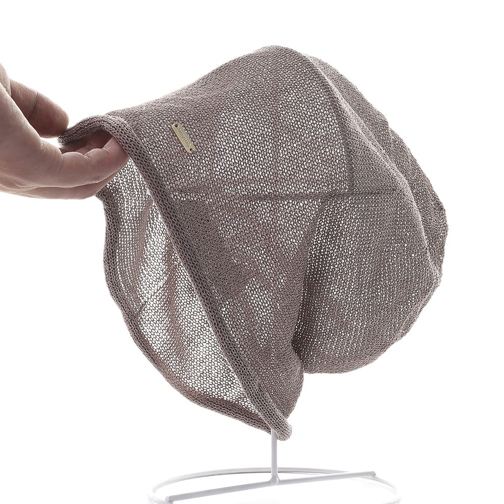 Chapeau ample en lin japonais pour femme - Grand turban extensible et respirant, couvre-chef fin et ample pour une utilisation quotidienne et en extérieur