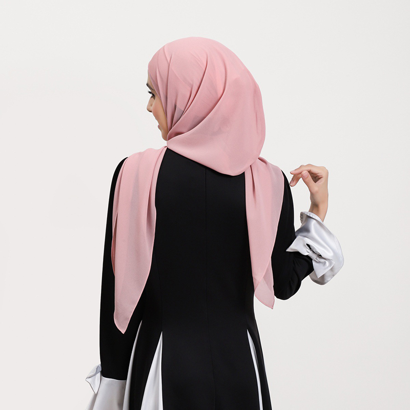 Nouveauté froissé rayonne Hijab femmes musulman écharpe châles solide Foulard enveloppes grande taille plaine islamique Turban bandeaux Foulard