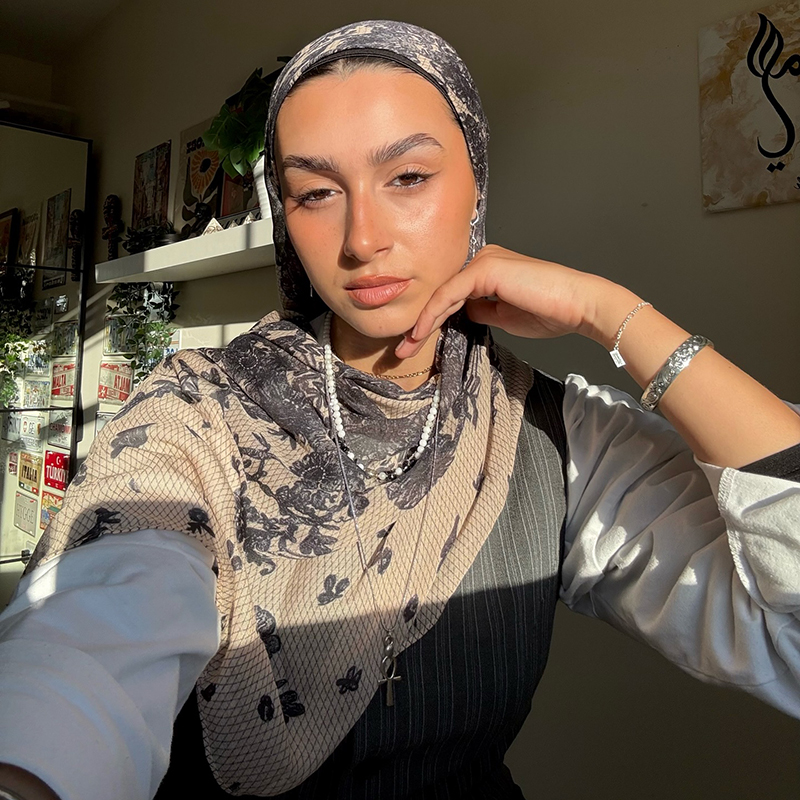 Foulard Hijab Bandana pour femmes, couleur florale aquarelle, sensation modale, voyage, polyvalent, décontracté, coupe-vent, résistant au sable