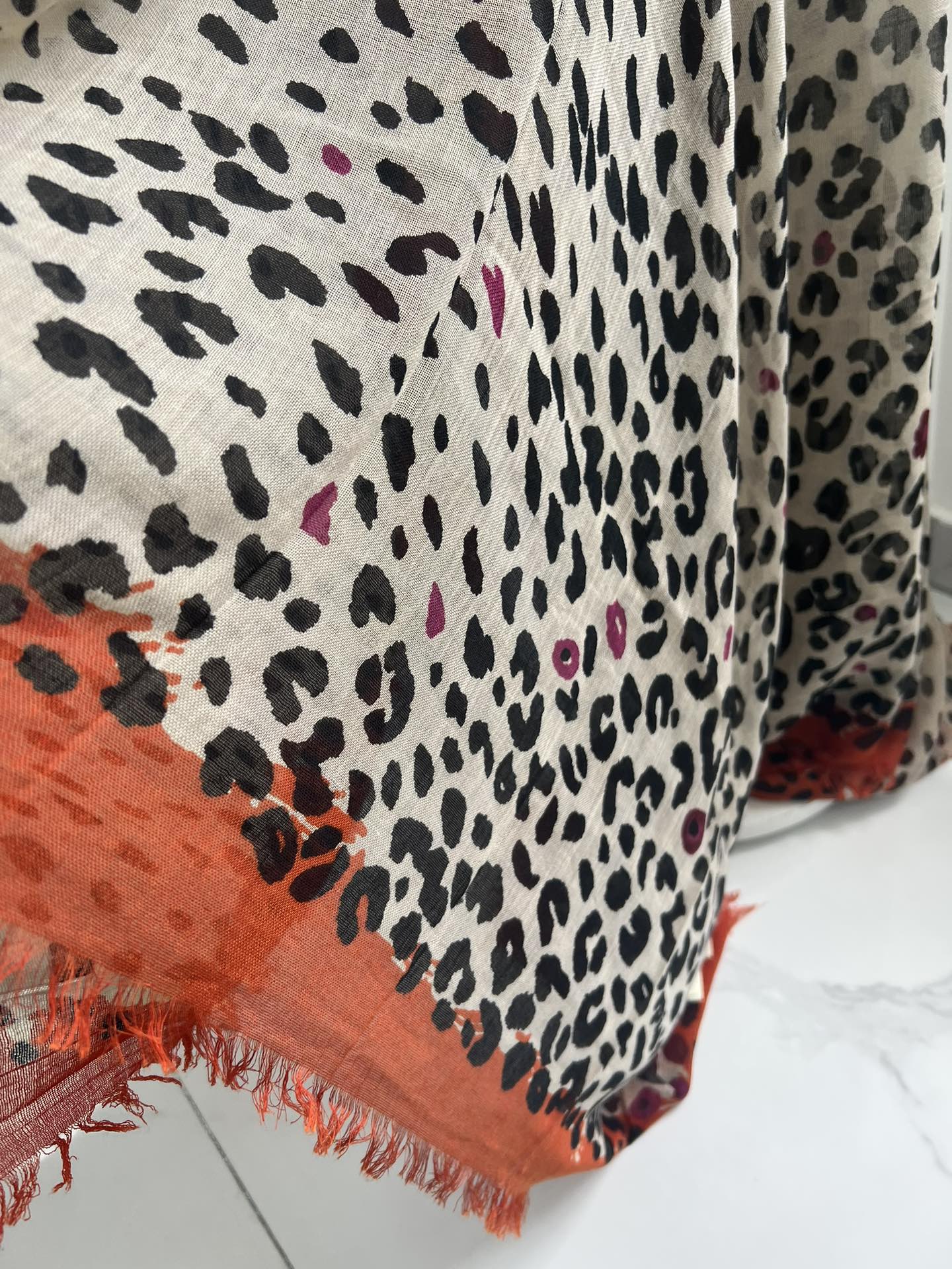 Rock roll – écharpe carrée esthétique pour femmes, imprimé léopard, nouvelle mode d'automne