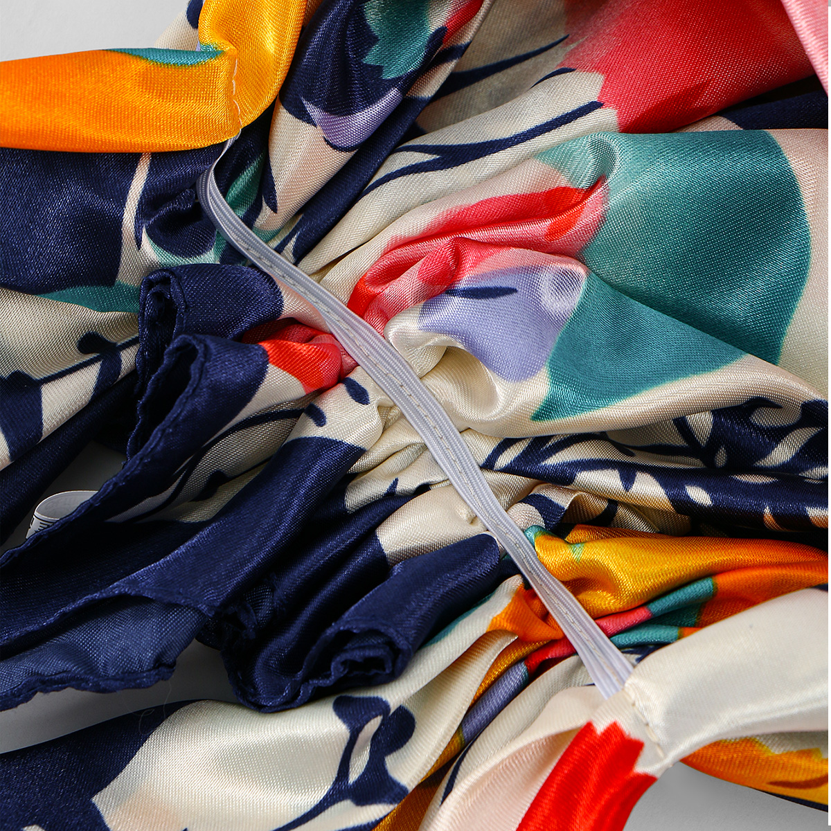 Nouveau Hijab Instantané en Satin pour Femme Musulmane, Foulard Imprimé, Bonnet Turban, Bandeau Élastique pour Dormir, Bandana