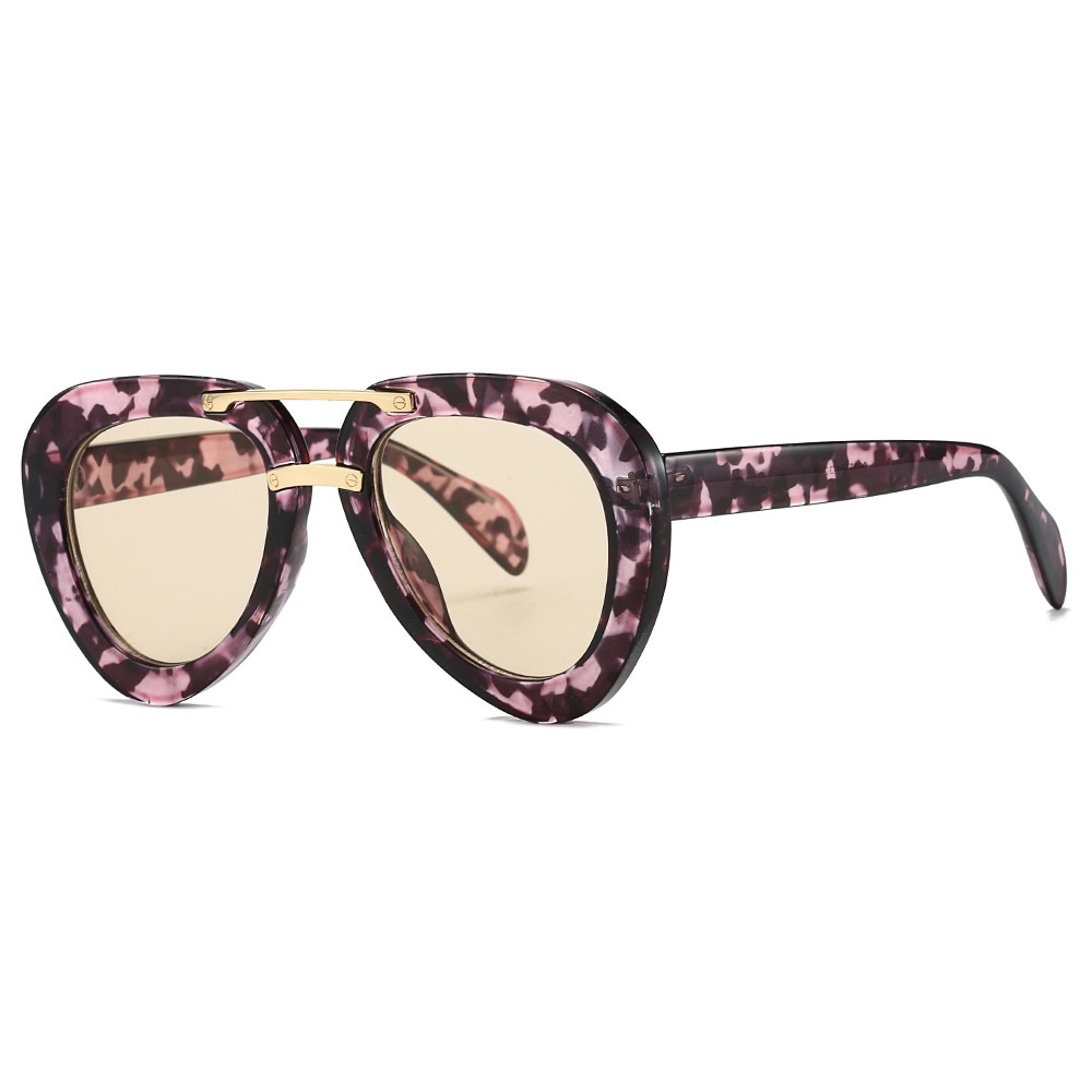 Lunettes de soleil tendance pour femmes et hommes, design pilote, rétro, décontractées, noires, unisexes, à la mode, pour voyage, Vintage, UV400