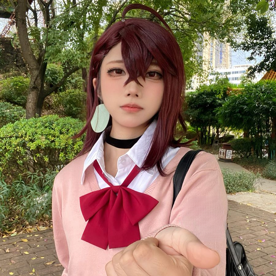 Uniforme JK Ayase Momo Cosplay, tenue de lycéens trempée, jupe Dandadan, costume COS, fête de carnaval, rose