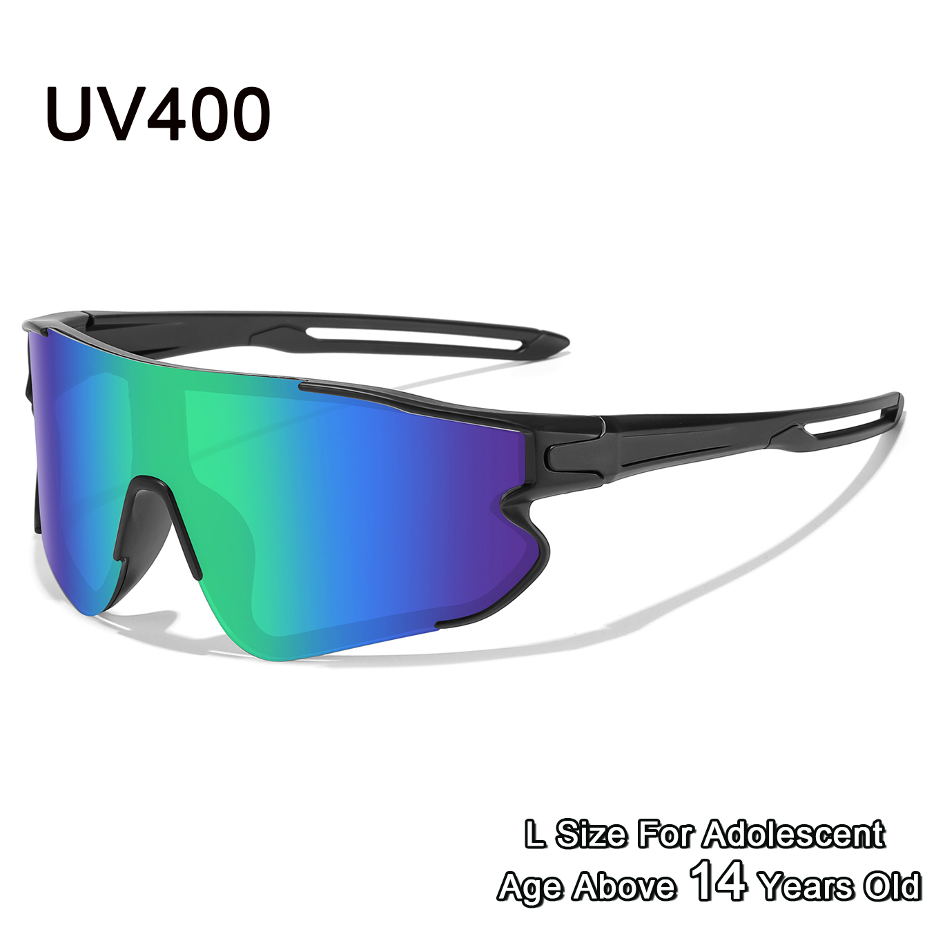 Lunettes de soleil unisexes coupe-vent pour la pêche, les sports de plein air, le vélo, le cyclisme sur route, la randonnée en montagne, la conduite