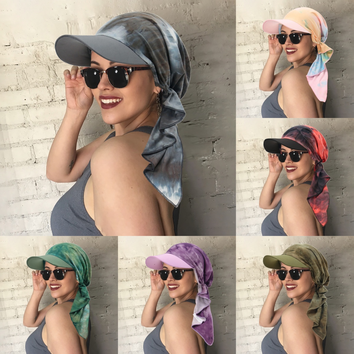 Nouveau 2026 Hijab Turban Imprimé Musulman pour Femme, Casquette de Baseball avec Visière, Chapeau de Soleil, Foulard, Bandana