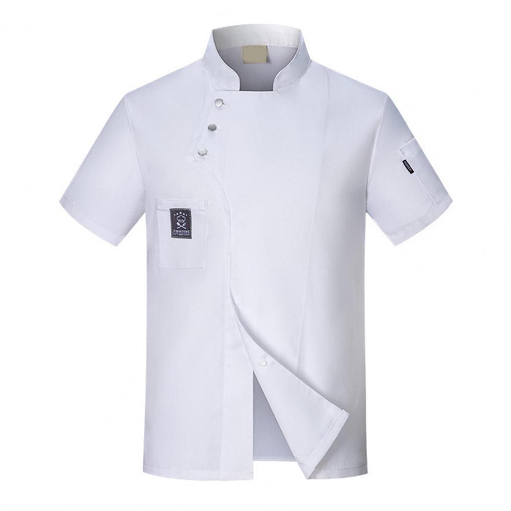 Uniforme de travail de Chef unisexe pour hommes et femmes, manteau de Chef respirant, veste de cuisinier, hôtel, Restaurant, cantine, magasin de gâteaux, Costume de café