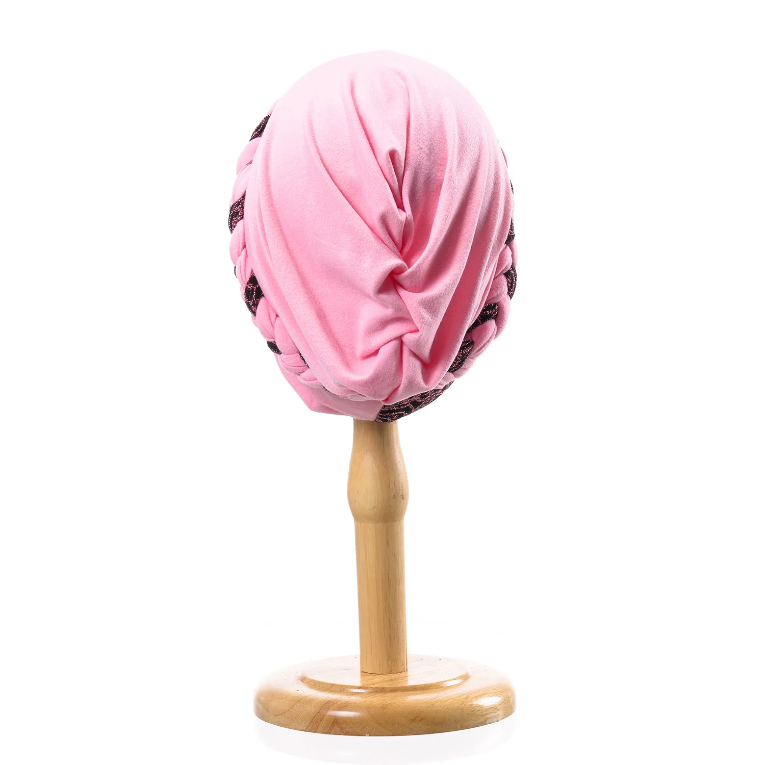 Foulard de tête pour femmes musulmanes Turban casquette dames imprimé islamique Bonnet chapeau tresse bandeau Turbante Mujer bonnets chapeaux