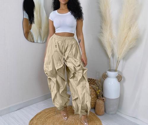 Pantalons pour femmes, vêtements de travail élégants pour les déplacements, avec Patchwork, pantalons lanterne en dentelle et pantalons à la cheville, nouvelle collection printemps automne 2025