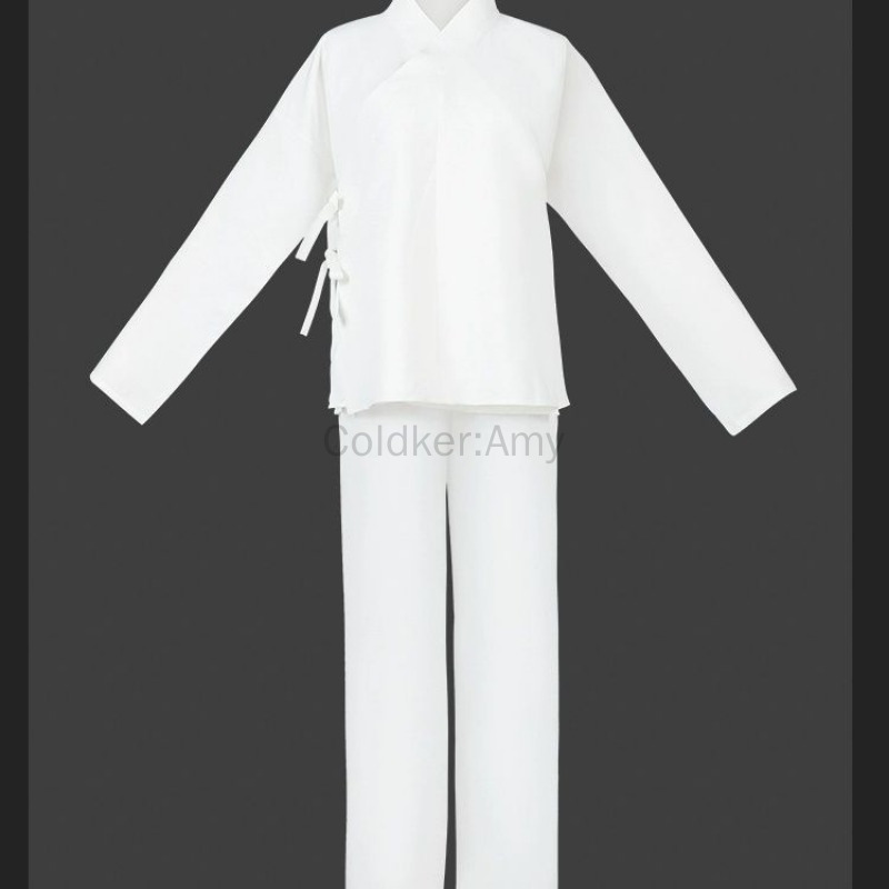 Costume Hanfu traditionnel chinois pour femmes, robe blanche trempée, jupe en Y, vêtements intérieurs