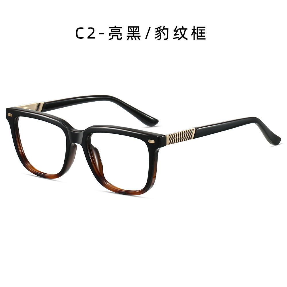 Lunettes de lecture carrées noires pour hommes, marque de styliste, Anti lumière bleue, montures transparentes, sur Prescription, à la mode, 2025