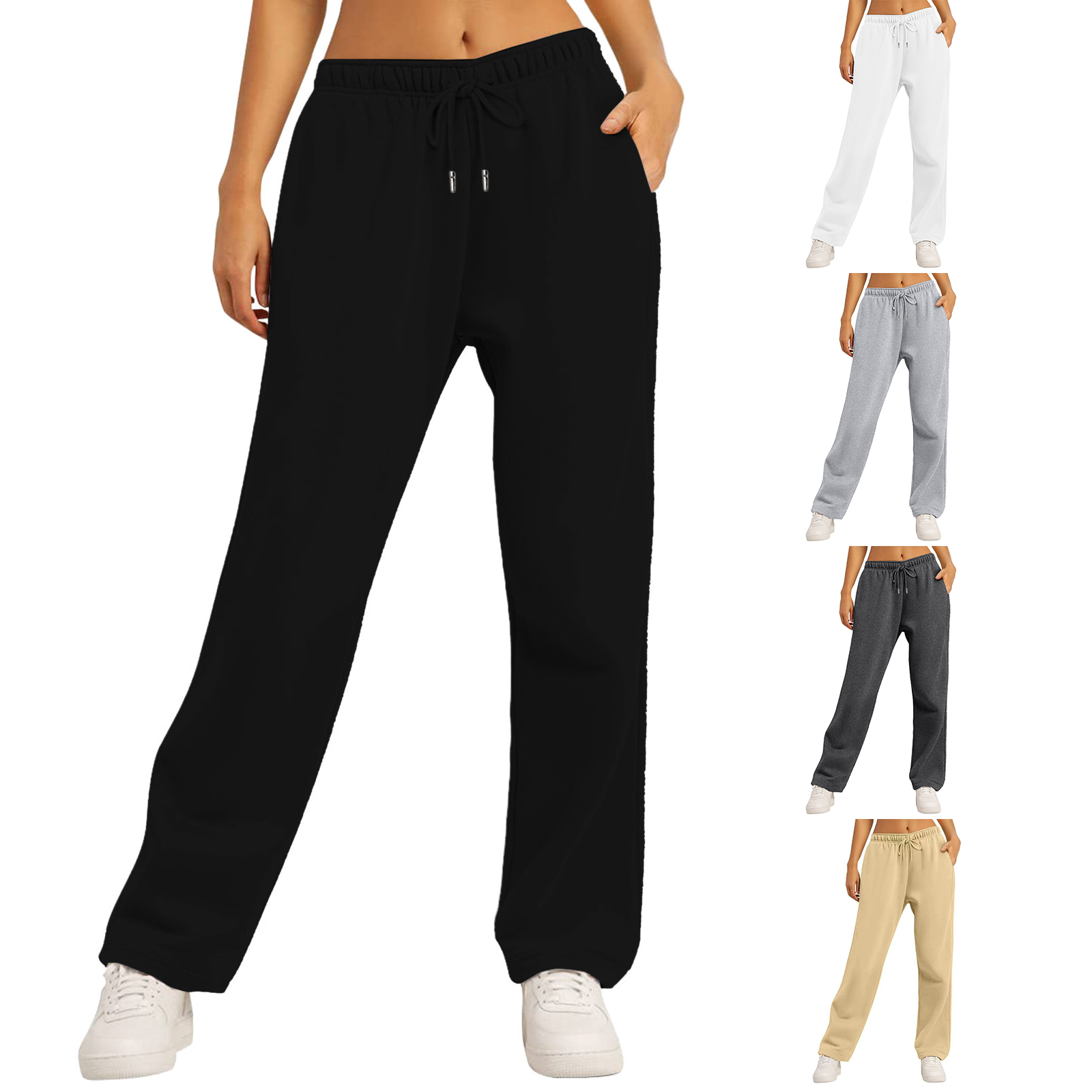 Pantalon de jogging décontracté pour femme, style urbain tendance, automne-hiver, polyvalent, pour couple, pantalon de sport