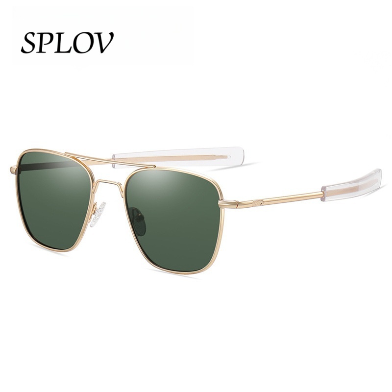 Lunettes de soleil polarisées classiques pour hommes, style aviateur vintage, pour la conduite, marque de luxe, Gafas De Sol Hombre