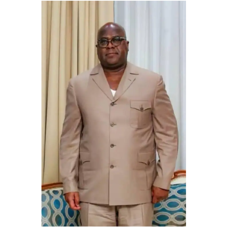 Costumes complets pour hommes, 2 pièces, trois poches, Style Safari, vêtements de marié de mariage, robe quotidienne personnalisée, revers à pointe, veste et pantalon personnalisés