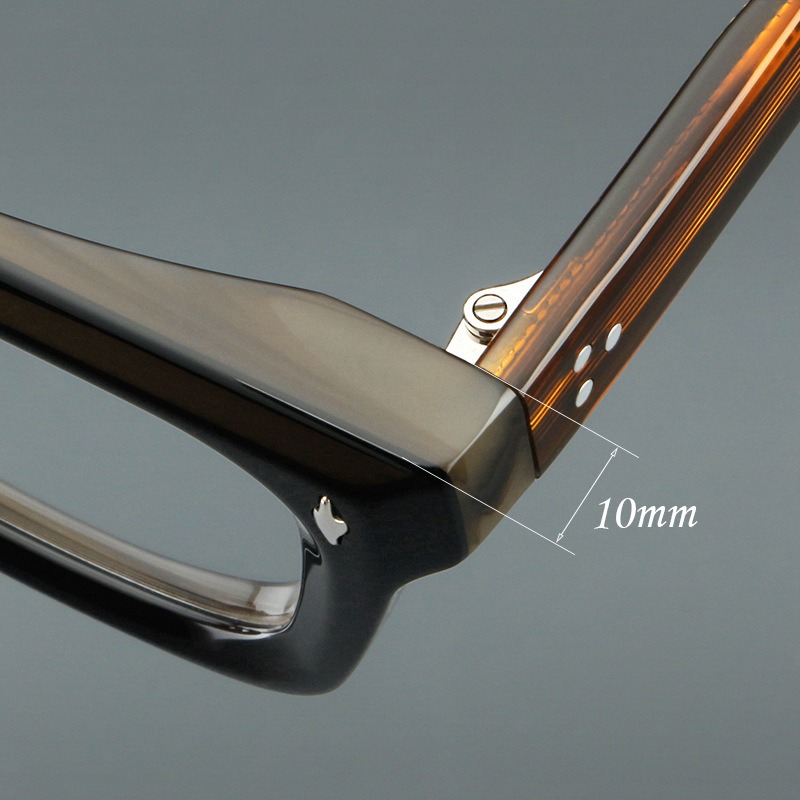 Monture de lunettes pour hommes, lunettes optiques Vintage en acétate, lunettes de prescription tendance faites à la main